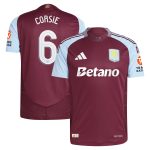 aston villa adidas home authentic shirt 2024-25 with corsie 6 cup printing Collection - Official Aston Villa Shirts & Jerseys