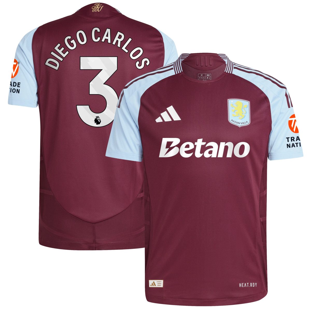 aston villa adidas home authentic shirt 2024-25 with diego carlos 3 printing Collection - Official Aston Villa Shirts & Jerseys