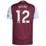 aston villa adidas home authentic shirt 2024-25 with digne 12 printing Collection - Official Aston Villa Shirts & Jerseys