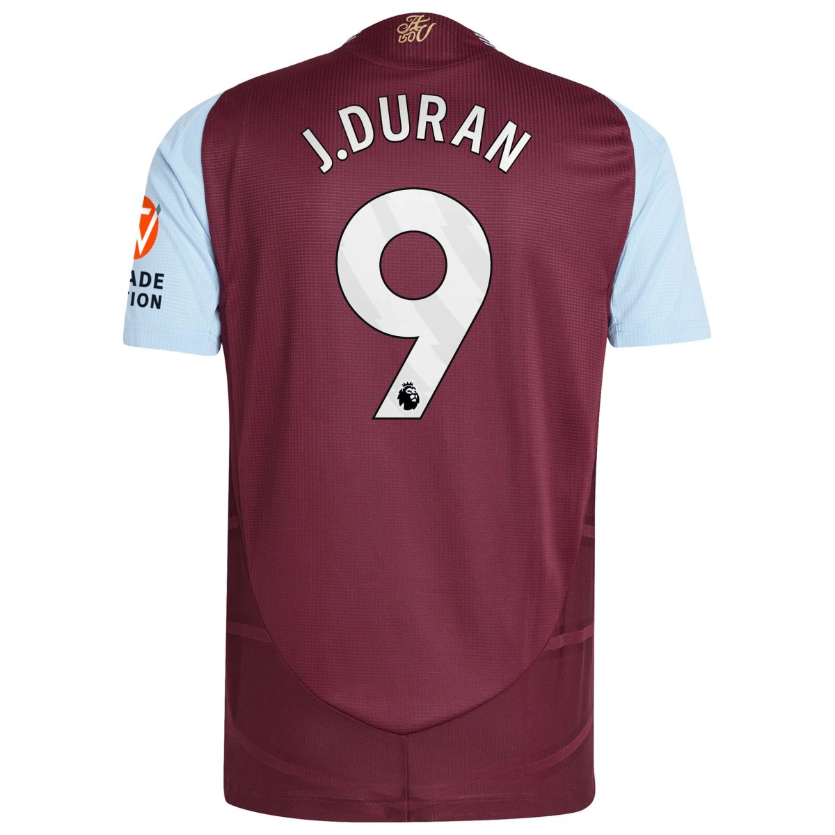 aston villa adidas home authentic shirt 2024-25 with j.duran 9 printing Collection - Official Aston Villa Shirts & Jerseys