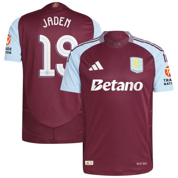 aston villa adidas home authentic shirt 2024-25 with jaden 19 cup printing Collection - Official Aston Villa Shirts & Jerseys