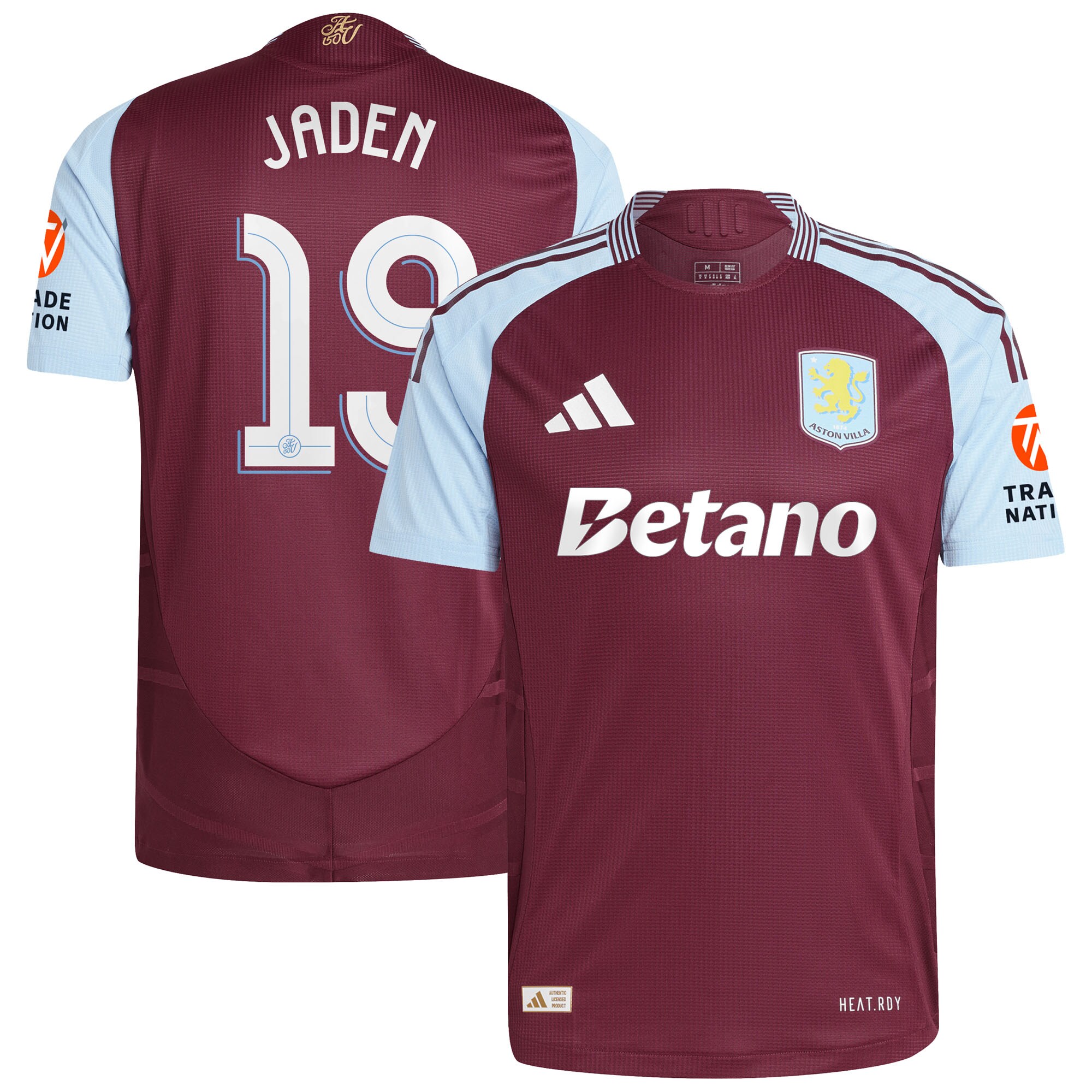 aston villa adidas home authentic shirt 2024-25 with jaden 19 cup printing Collection - Official Aston Villa Shirts & Jerseys