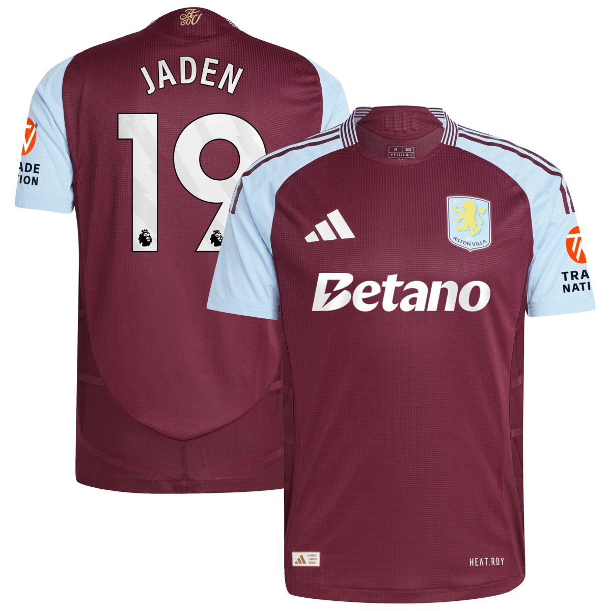 aston villa adidas home authentic shirt 2024-25 with jaden 19 printing Collection - Official Aston Villa Shirts & Jerseys