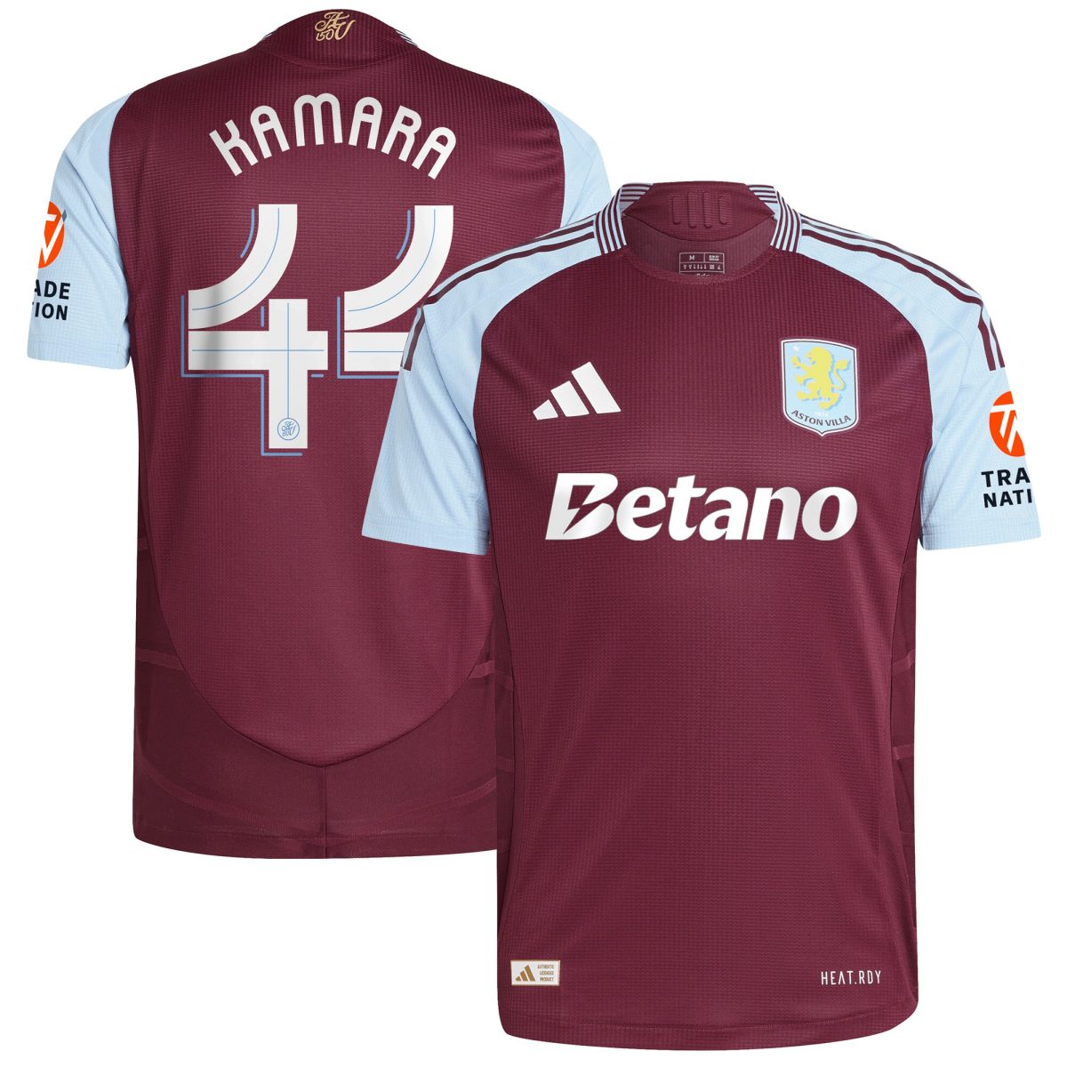 aston villa adidas home authentic shirt 2024-25 with kamara 44 cup printing Collection - Official Aston Villa Shirts & Jerseys