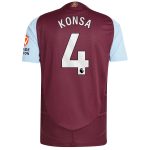 aston villa adidas home authentic shirt 2024-25 with konsa 4 printing Collection - Official Aston Villa Shirts & Jerseys