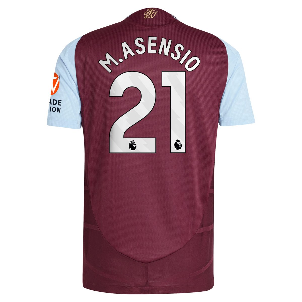 aston villa adidas home authentic shirt 2024-25 with m.asensio 21 printing Collection - Official Aston Villa Shirts & Jerseys