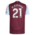 aston villa adidas home authentic shirt 2024-25 with m.asensio 21 printing Collection - Official Aston Villa Shirts & Jerseys