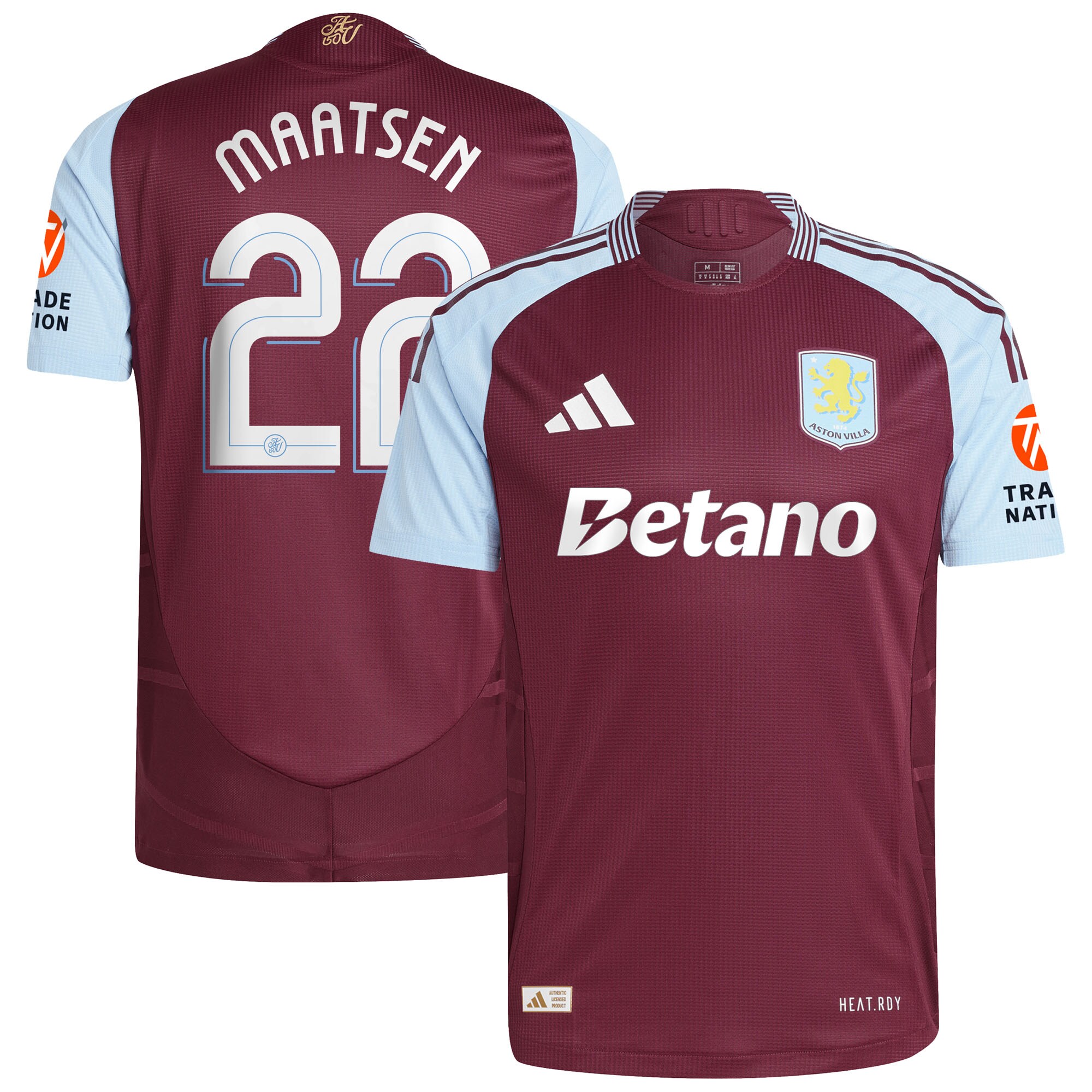 aston villa adidas home authentic shirt 2024-25 with maatsen 22 cup printing Collection - Official Aston Villa Shirts & Jerseys