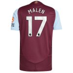 aston villa adidas home authentic shirt 2024-25 with malen 17 printing Collection - Official Aston Villa Shirts & Jerseys