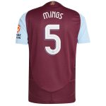 aston villa adidas home authentic shirt 2024-25 with mings 5 cup printing Collection - Official Aston Villa Shirts & Jerseys