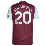aston villa adidas home authentic shirt 2024-25 with nedeljković 20 printing Collection - Official Aston Villa Shirts & Jerseys