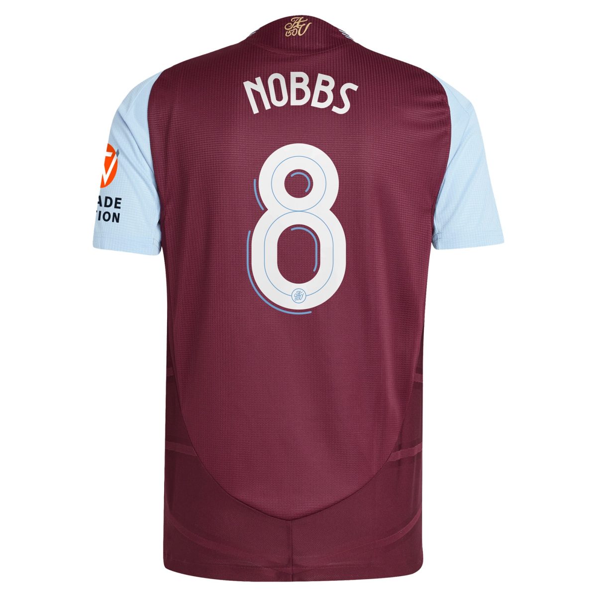 aston villa adidas home authentic shirt 2024-25 with nobbs 8 cup printing Collection - Official Aston Villa Shirts & Jerseys