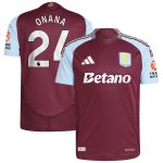 aston villa adidas home authentic shirt 2024-25 with onana 24 printing Collection - Official Aston Villa Shirts & Jerseys