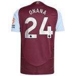 aston villa adidas home authentic shirt 2024-25 with onana 24 printing Collection - Official Aston Villa Shirts & Jerseys
