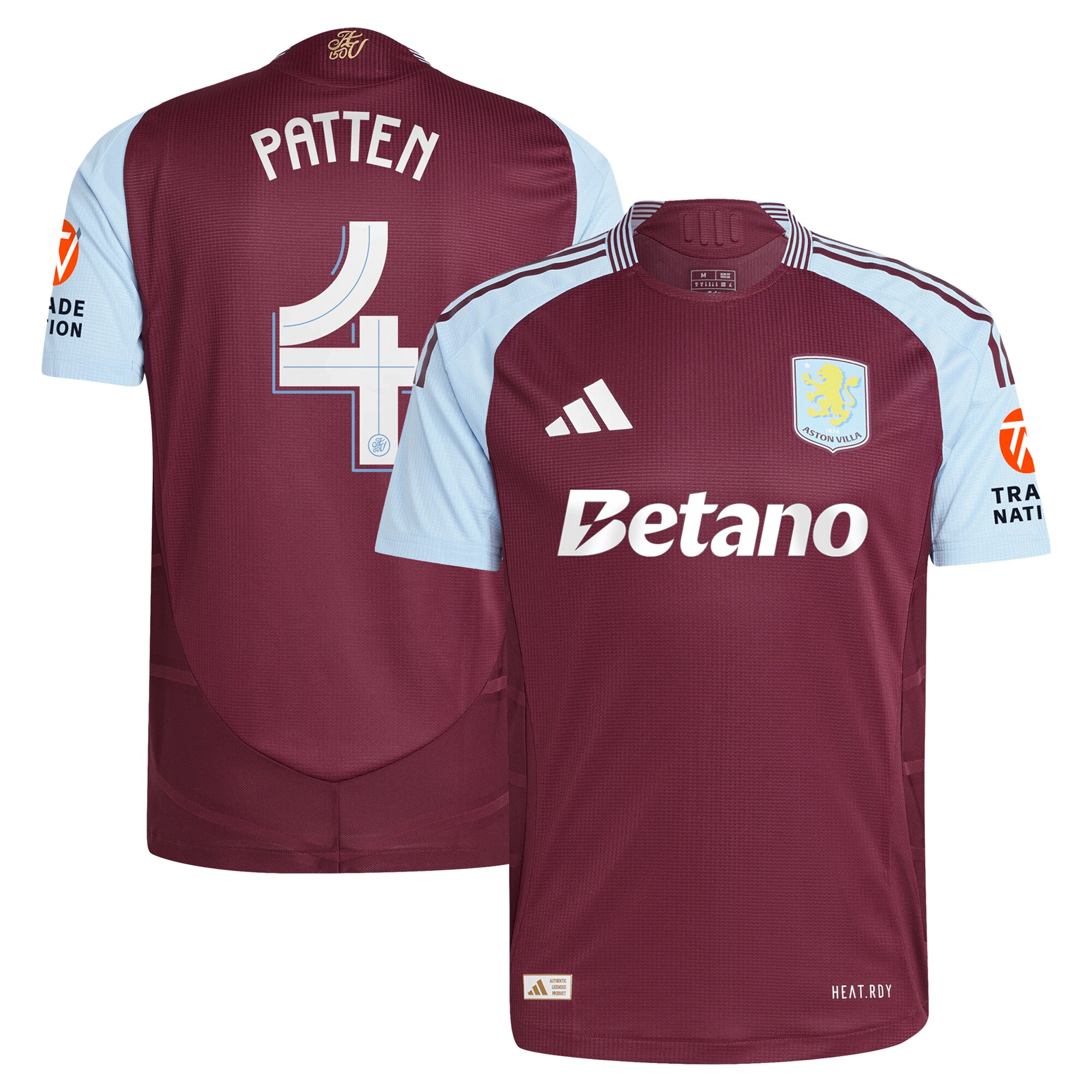 aston villa adidas home authentic shirt 2024-25 with patten 4 cup printing Collection - Official Aston Villa Shirts & Jerseys