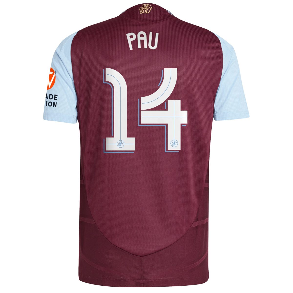 aston villa adidas home authentic shirt 2024-25 with pau 14 cup printing Collection - Official Aston Villa Shirts & Jerseys