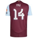 aston villa adidas home authentic shirt 2024-25 with pau 14 cup printing Collection - Official Aston Villa Shirts & Jerseys