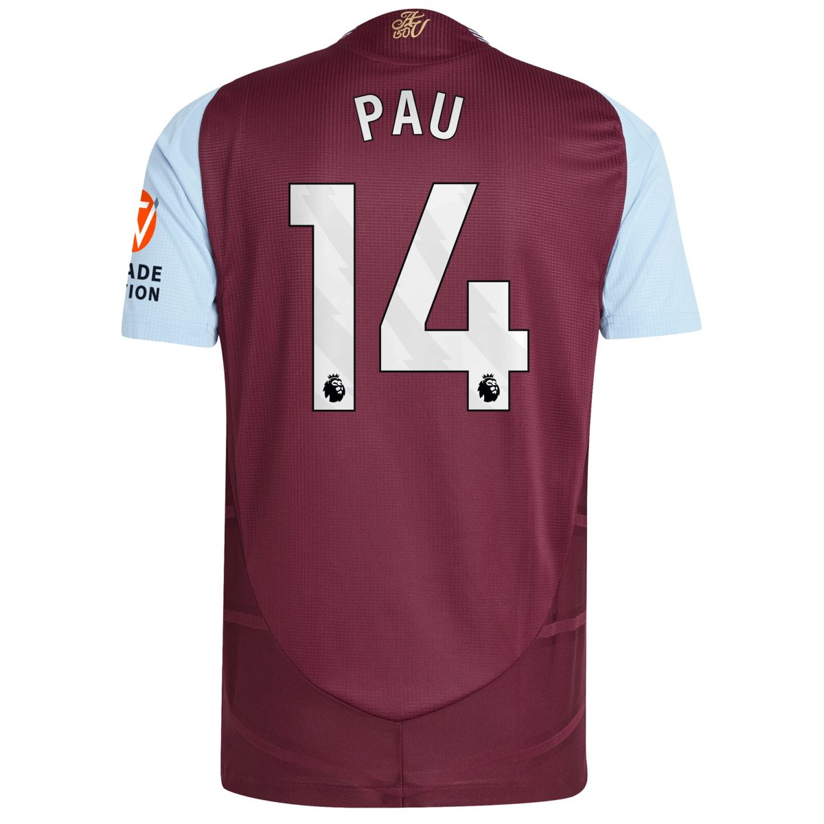 aston villa adidas home authentic shirt 2024-25 with pau 14 printing Collection - Official Aston Villa Shirts & Jerseys