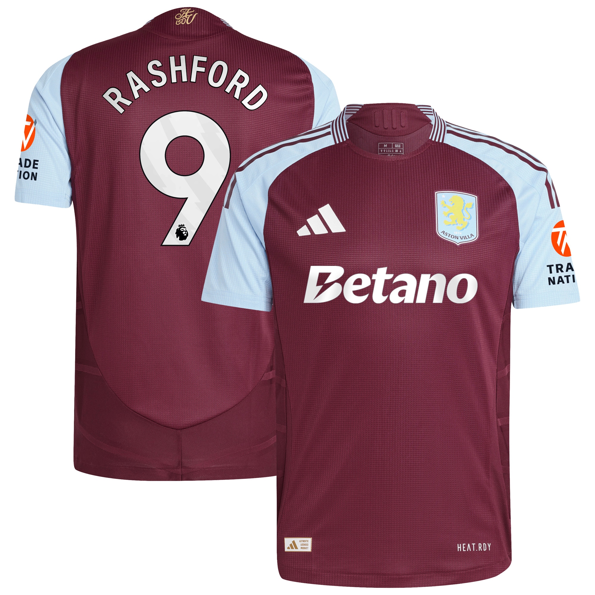 aston villa adidas home authentic shirt 2024-25 with rashford 9 printing Collection - Official Aston Villa Shirts & Jerseys