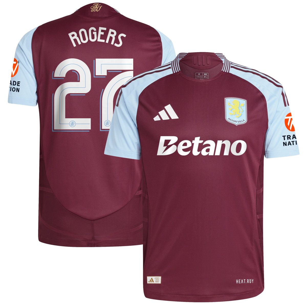 aston villa adidas home authentic shirt 2024-25 with rogers 27 cup printing Collection - Official Aston Villa Shirts & Jerseys
