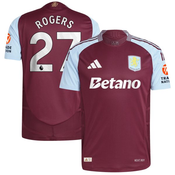 aston villa adidas home authentic shirt 2024-25 with rogers 27 printing Collection - Official Aston Villa Shirts & Jerseys