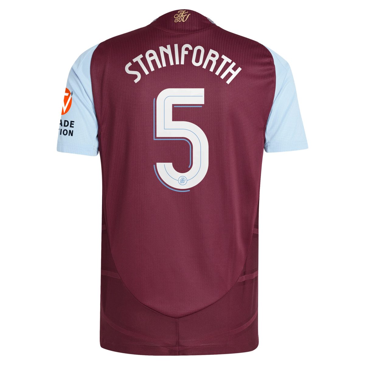 aston villa adidas home authentic shirt 2024-25 with staniforth 5 cup printing Collection - Official Aston Villa Shirts & Jerseys
