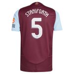 aston villa adidas home authentic shirt 2024-25 with staniforth 5 cup printing Collection - Official Aston Villa Shirts & Jerseys