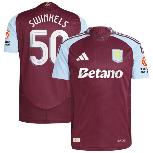 aston villa adidas home authentic shirt 2024-25 with swinkels 50 cup printing Collection - Official Aston Villa Shirts & Jerseys