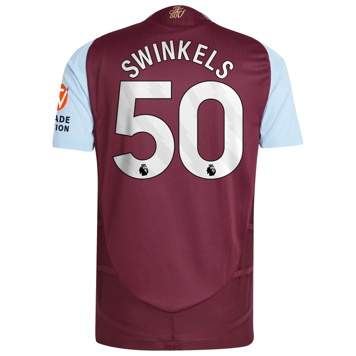 aston villa adidas home authentic shirt 2024-25 with swinkels 50 printing Collection - Official Aston Villa Shirts & Jerseys