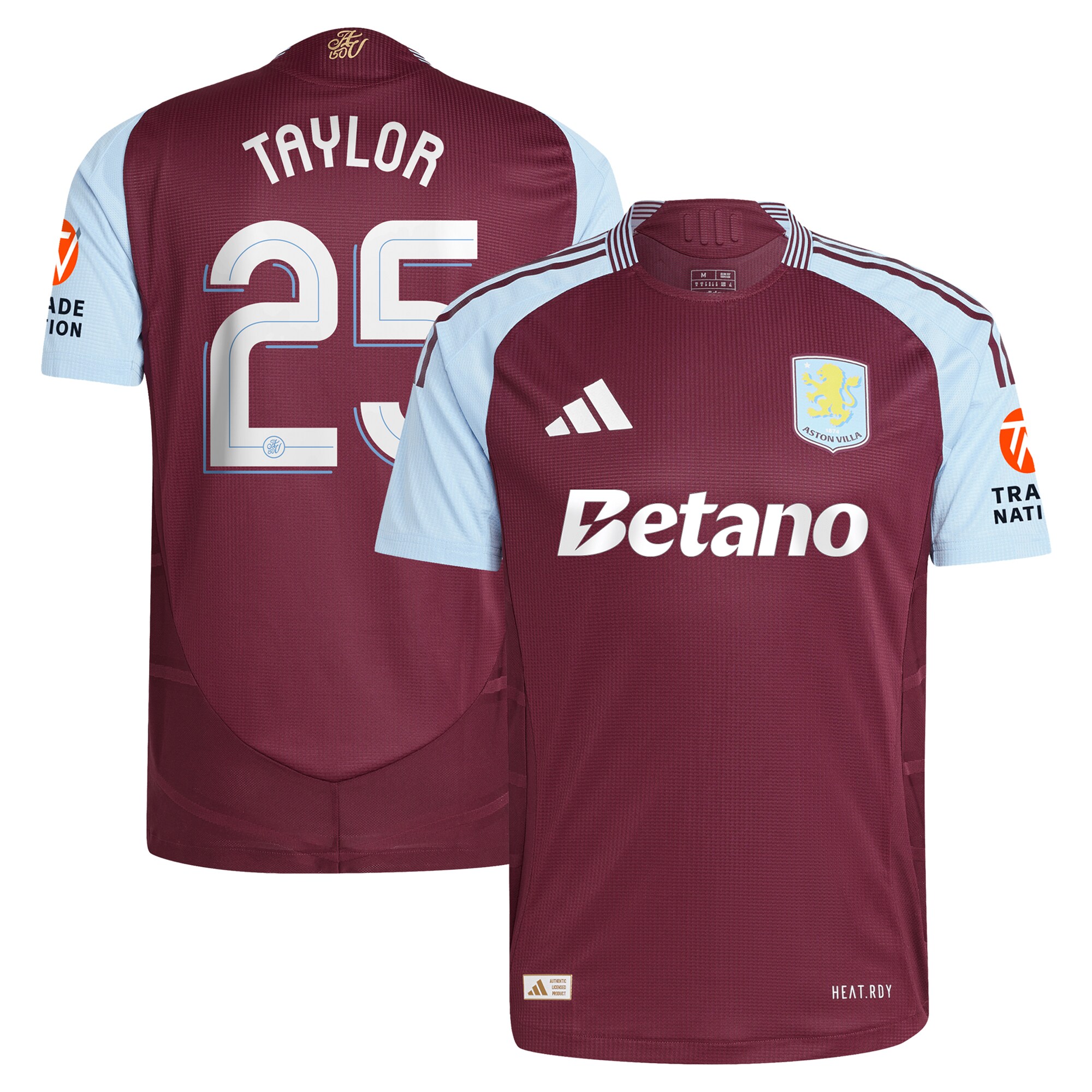 aston villa adidas home authentic shirt 2024-25 with taylor 25 cup printing Collection - Official Aston Villa Shirts & Jerseys