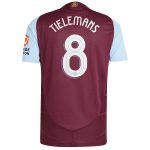 aston villa adidas home authentic shirt 2024-25 with tielemans 8 cup printing Collection - Official Aston Villa Shirts & Jerseys