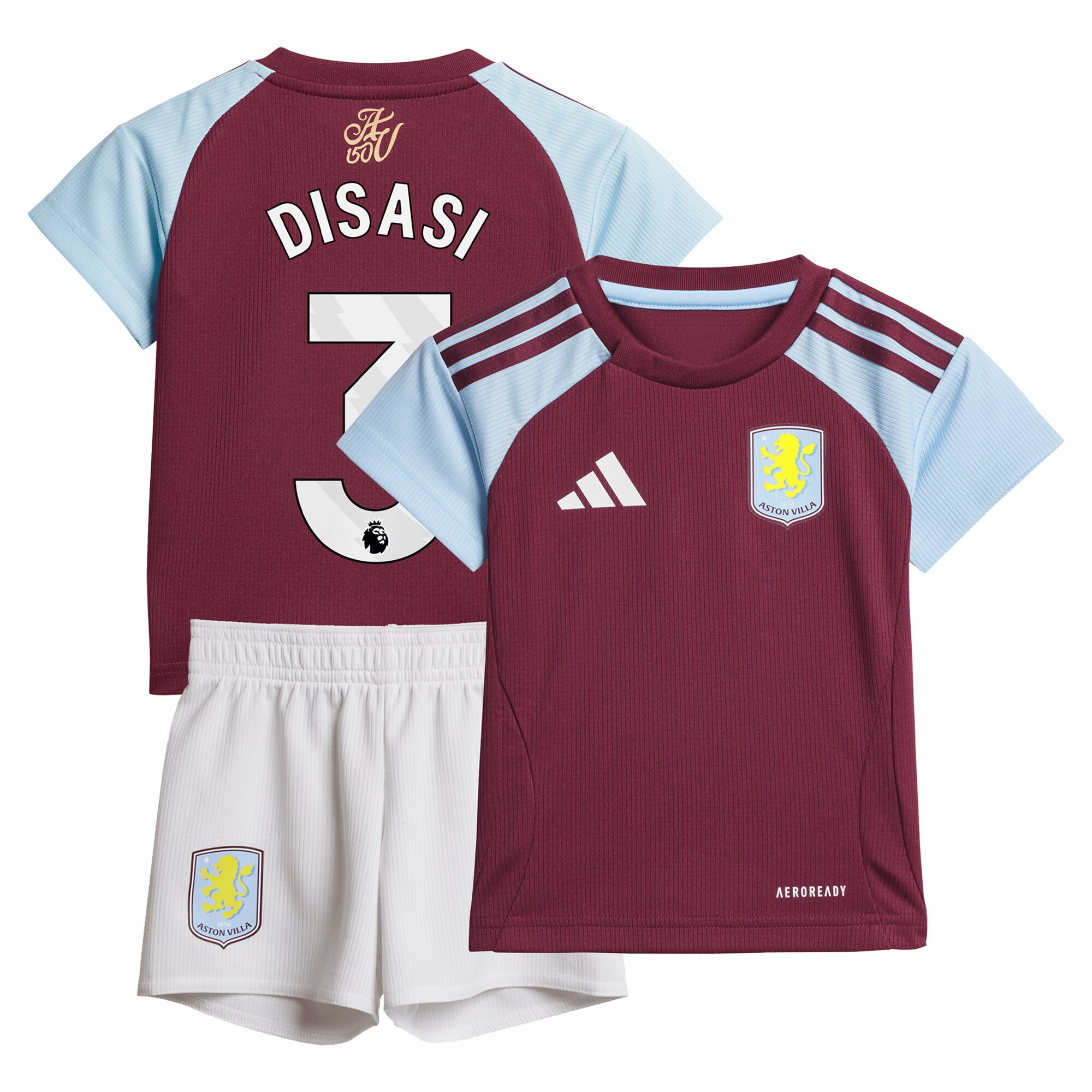 aston villa adidas home baby kit 2024-25 with disasi 3 printing Collection - Official Aston Villa Shirts & Jerseys