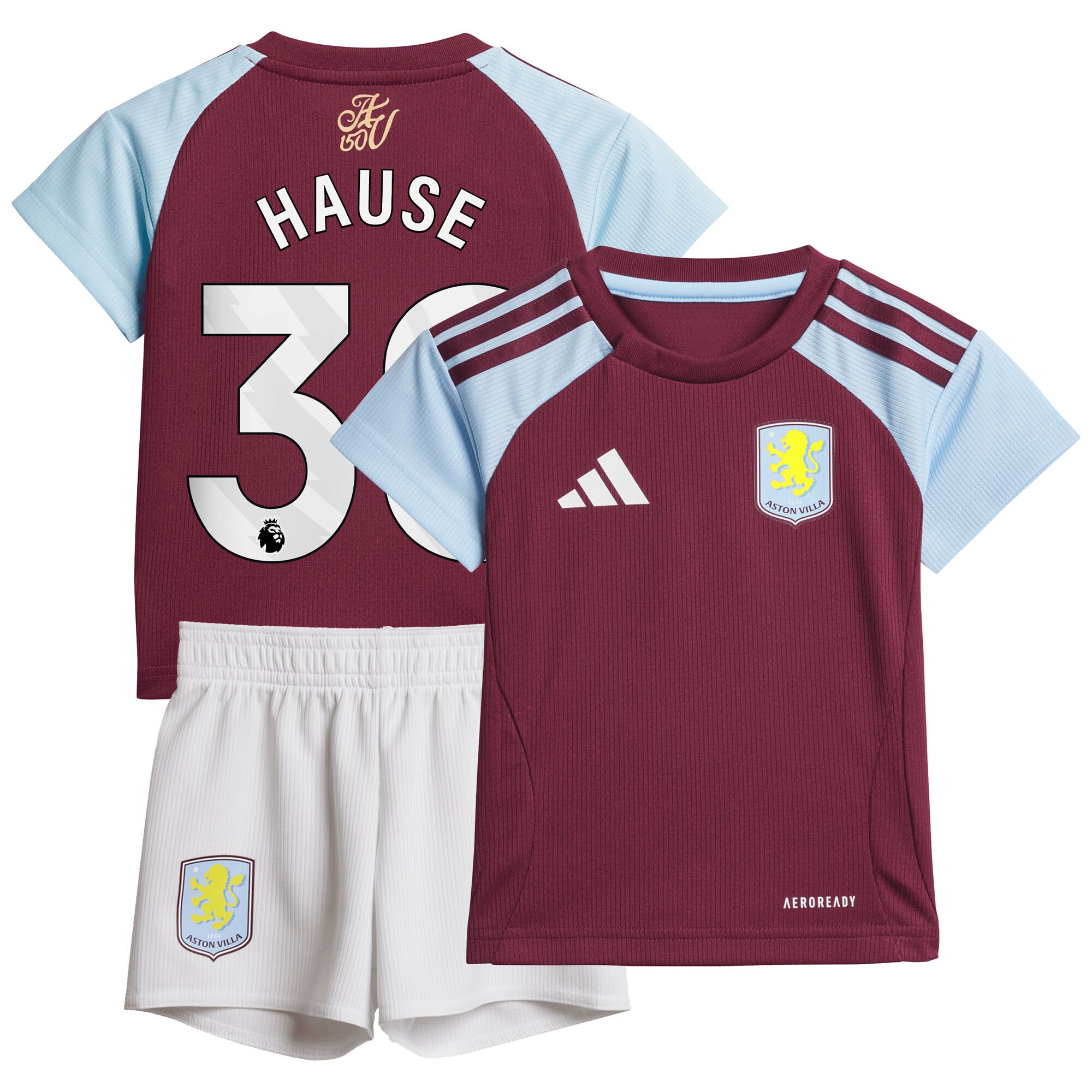 aston villa adidas home baby kit 2024-25 with hause 30 printing Collection - Official Aston Villa Shirts & Jerseys