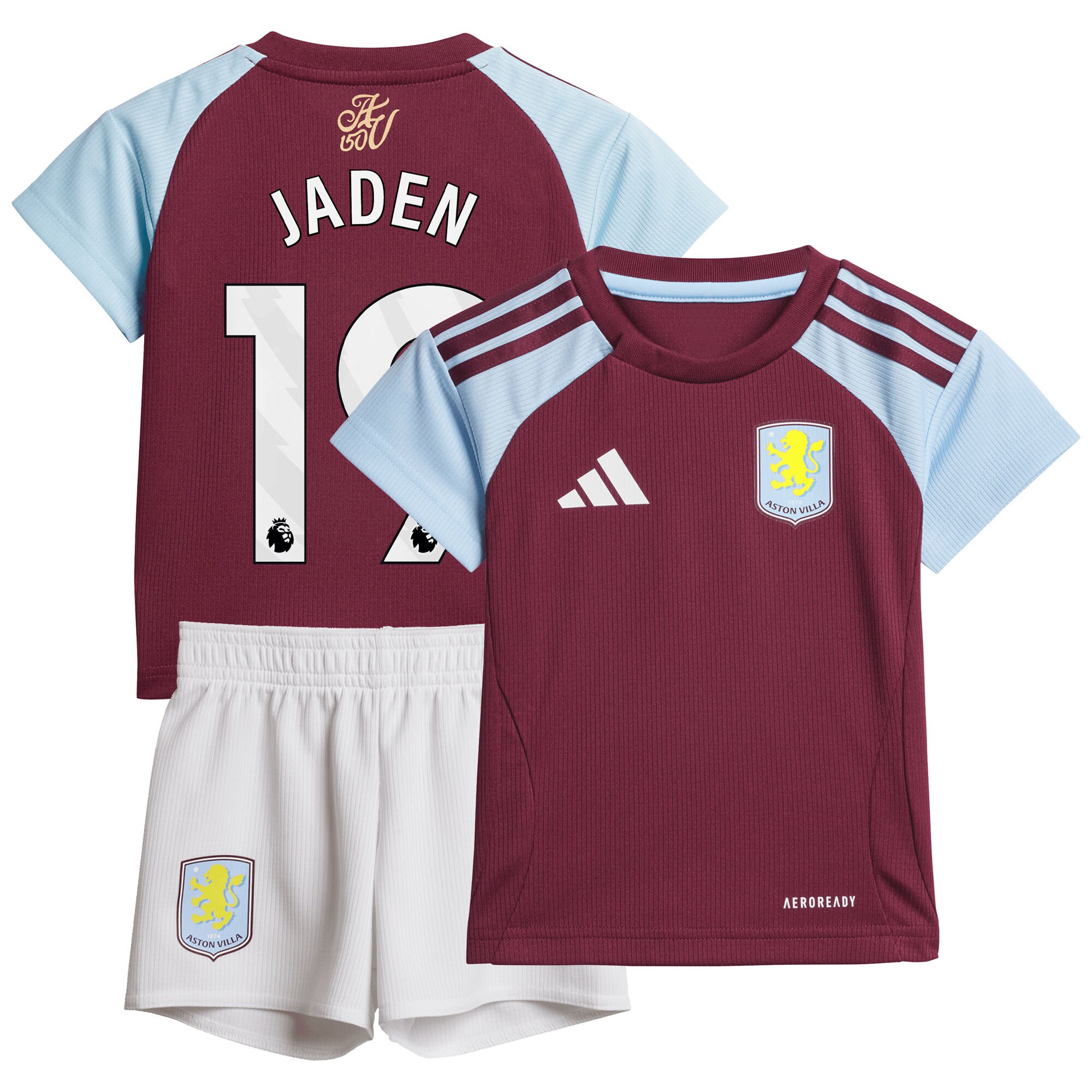 aston villa adidas home baby kit 2024-25 with jaden 19 printing Collection - Official Aston Villa Shirts & Jerseys