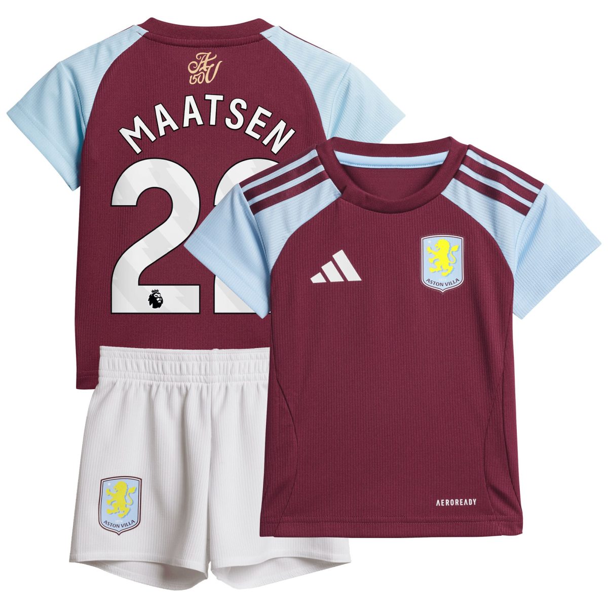 aston villa adidas home baby kit 2024-25 with maatsen 22 printing Collection - Official Aston Villa Shirts & Jerseys