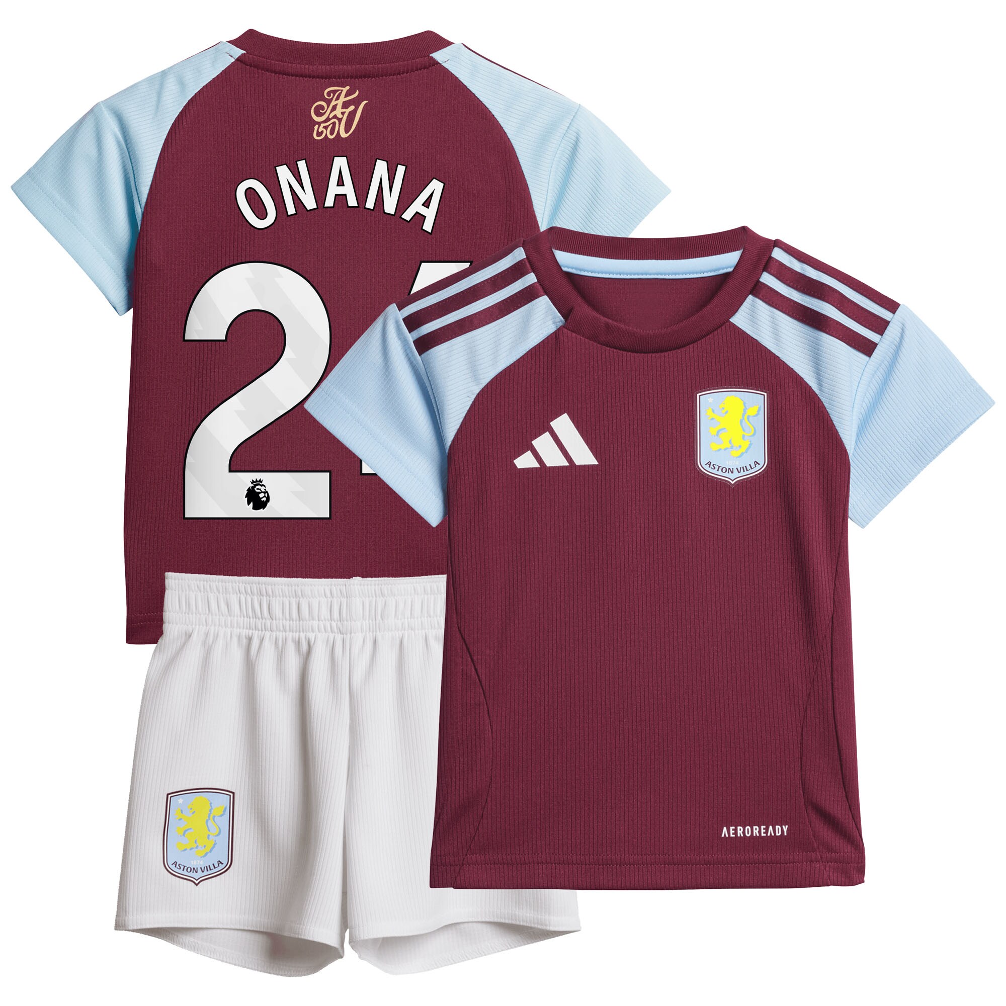 aston villa adidas home baby kit 2024-25 with onana 24 printing Collection - Official Aston Villa Shirts & Jerseys