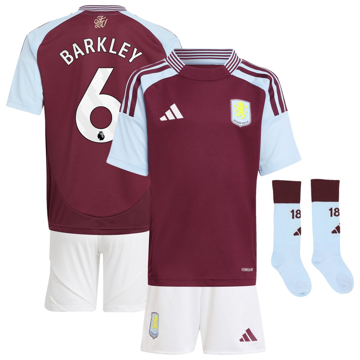 aston villa adidas home mini kit 2024-25 with barkley 6 printing Collection - Official Aston Villa Shirts & Jerseys