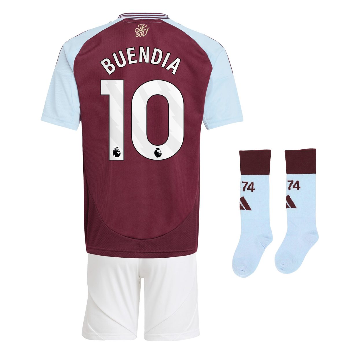 aston villa adidas home mini kit 2024-25 with buendia 10 printing Collection - Official Aston Villa Shirts & Jerseys