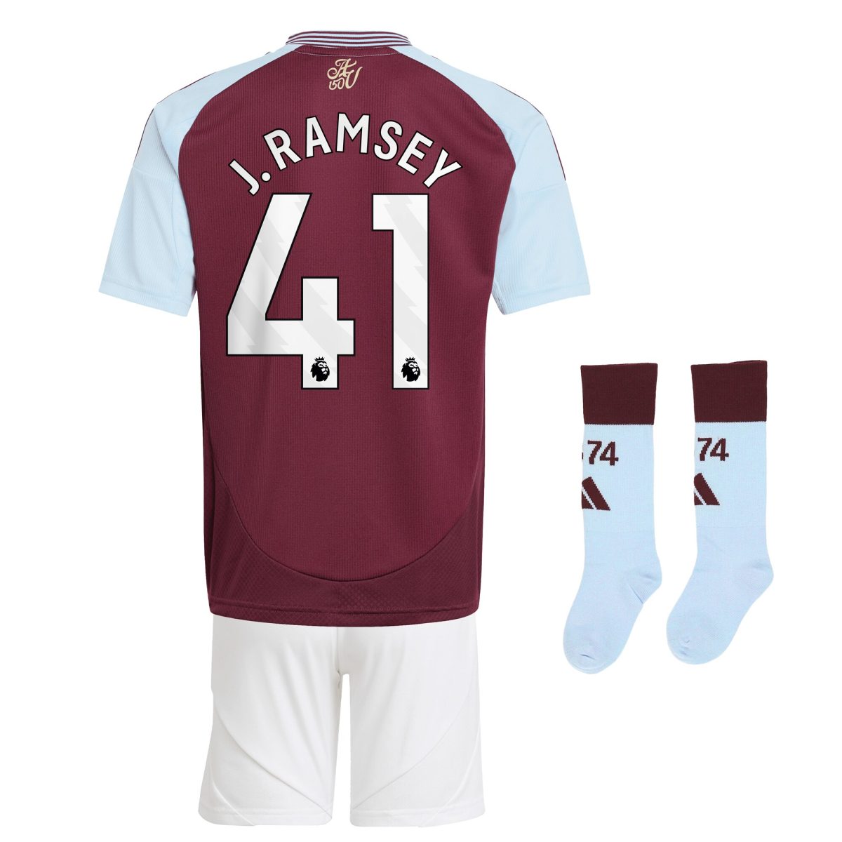 aston villa adidas home mini kit 2024-25 with j. ramsey 41 printing Collection - Official Aston Villa Shirts & Jerseys