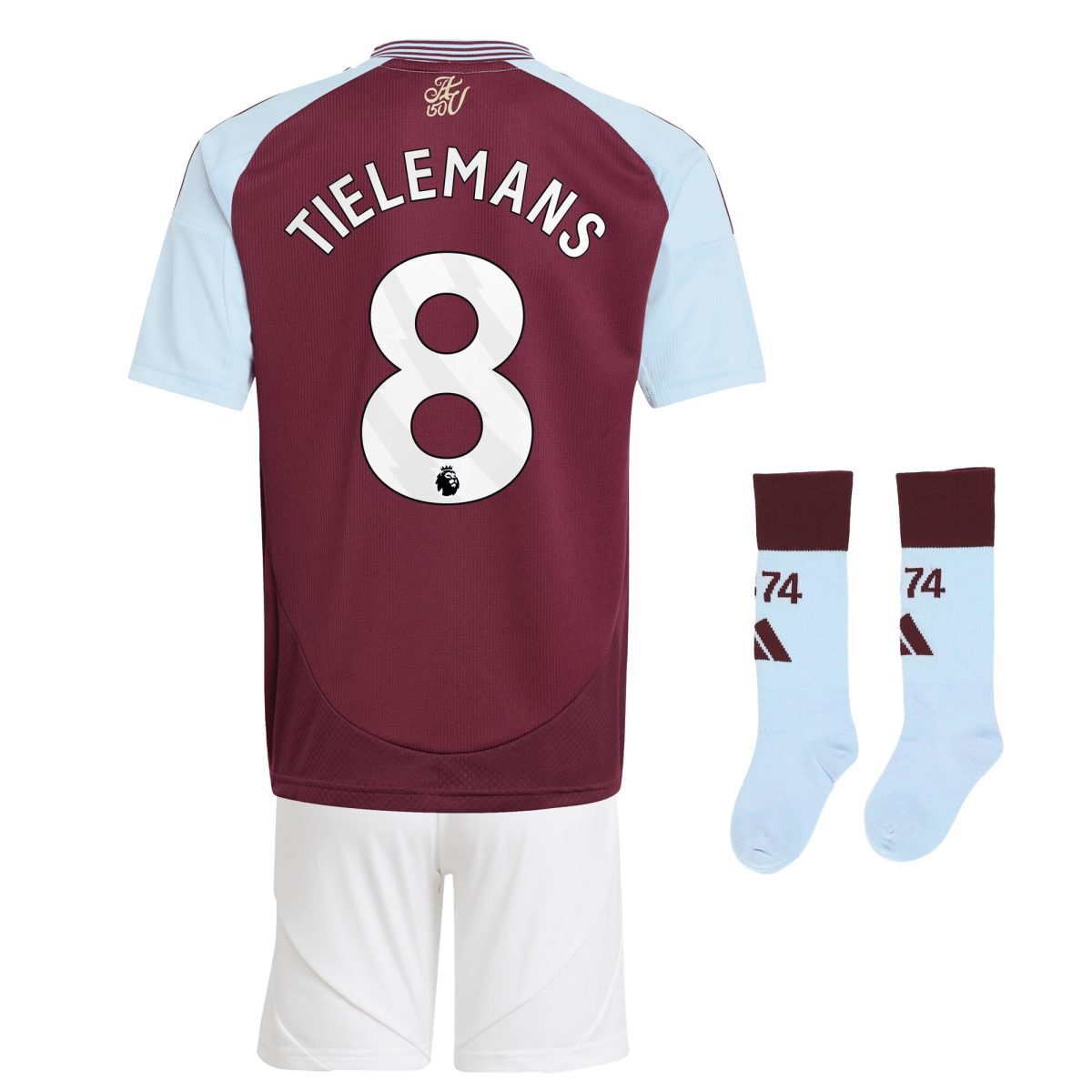 aston villa adidas home mini kit 2024-25 with tielemans 8 printing Collection - Official Aston Villa Shirts & Jerseys