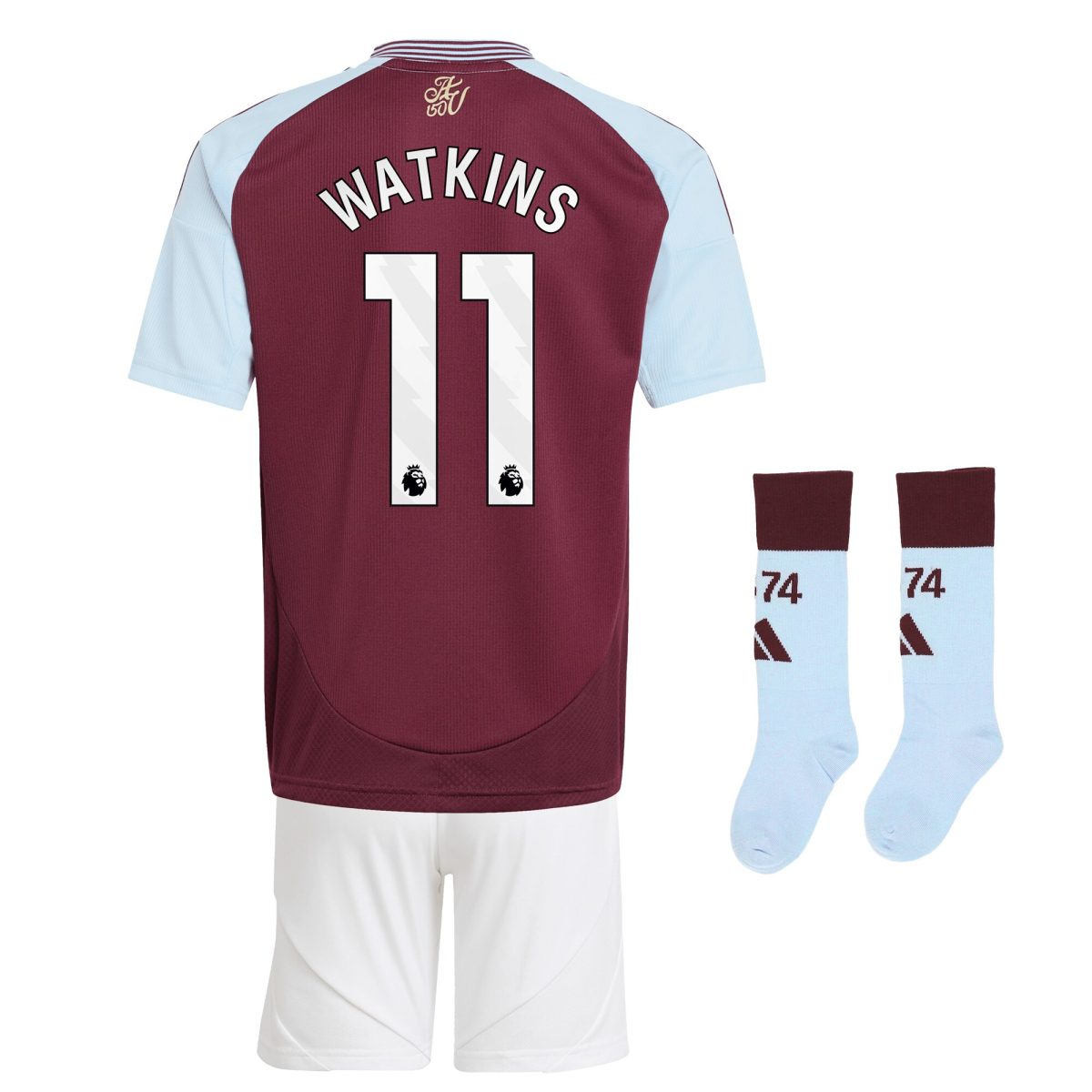 aston villa adidas home mini kit 2024-25 with watkins 11 printing Collection - Official Aston Villa Shirts & Jerseys