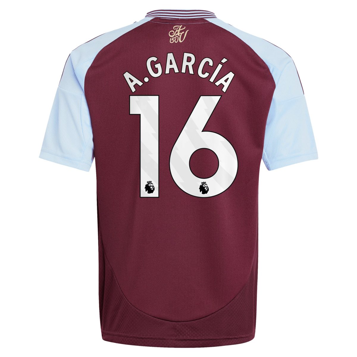 aston villa adidas home shirt 2024-25 – kids with a.garcía 16 printing Collection - Official Aston Villa Shirts & Jerseys