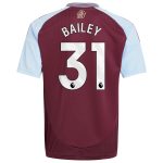 aston villa adidas home shirt 2024-25 – kids with bailey 31 printing Collection - Official Aston Villa Shirts & Jerseys