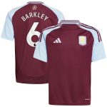 aston villa adidas home shirt 2024-25 – kids with barkley 6 printing Collection - Official Aston Villa Shirts & Jerseys