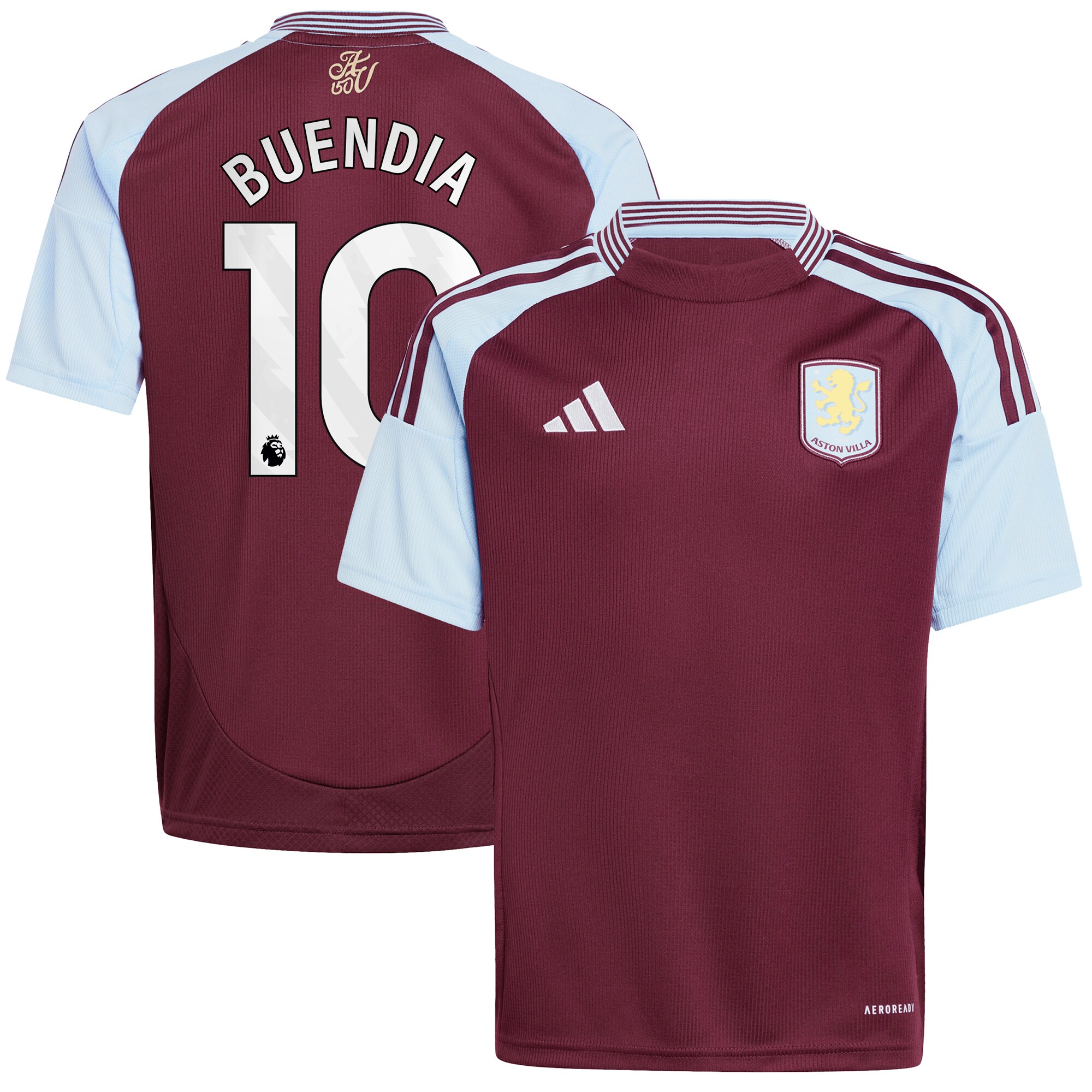 aston villa adidas home shirt 2024-25 – kids with buendia 10 printing Collection - Official Aston Villa Shirts & Jerseys