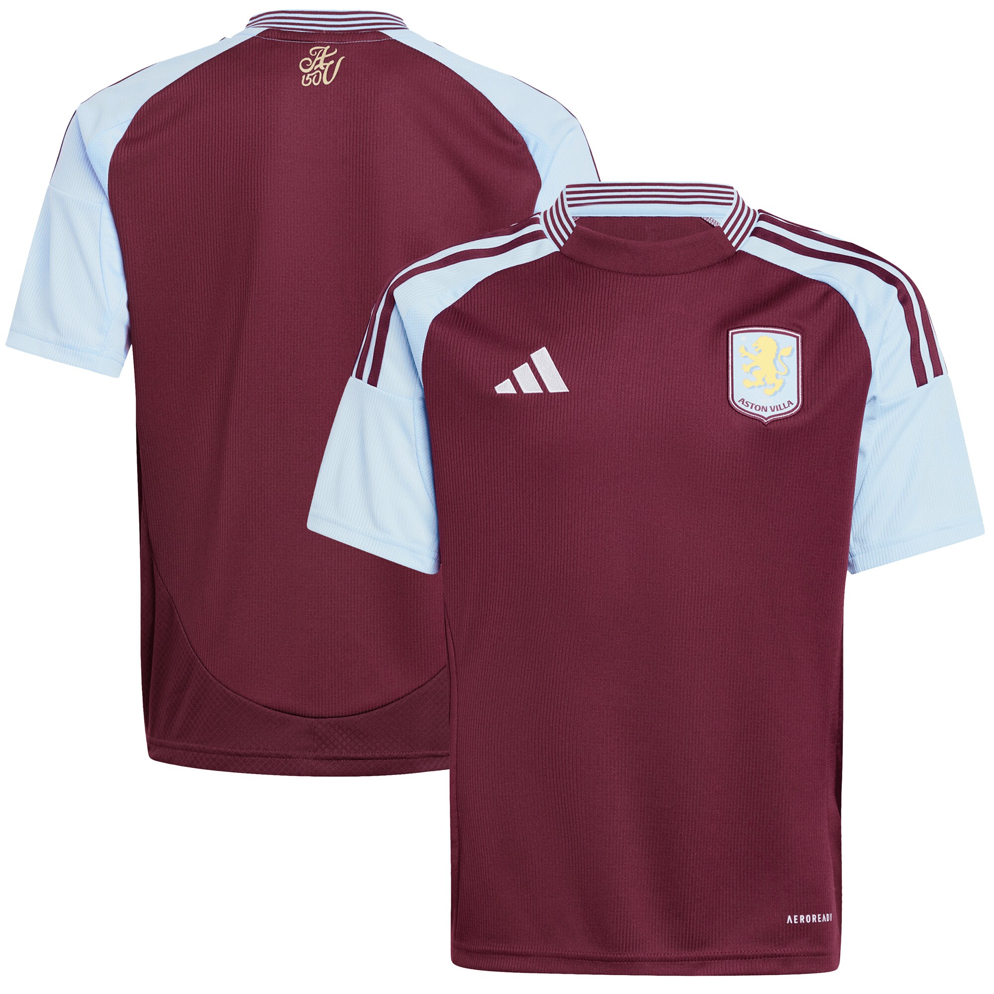 aston villa adidas home shirt 2024-25 – kids with custom printing Collection - Official Aston Villa Shirts & Jerseys