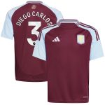 aston villa adidas home shirt 2024-25 – kids with diego carlos 3 printing Collection - Official Aston Villa Shirts & Jerseys
