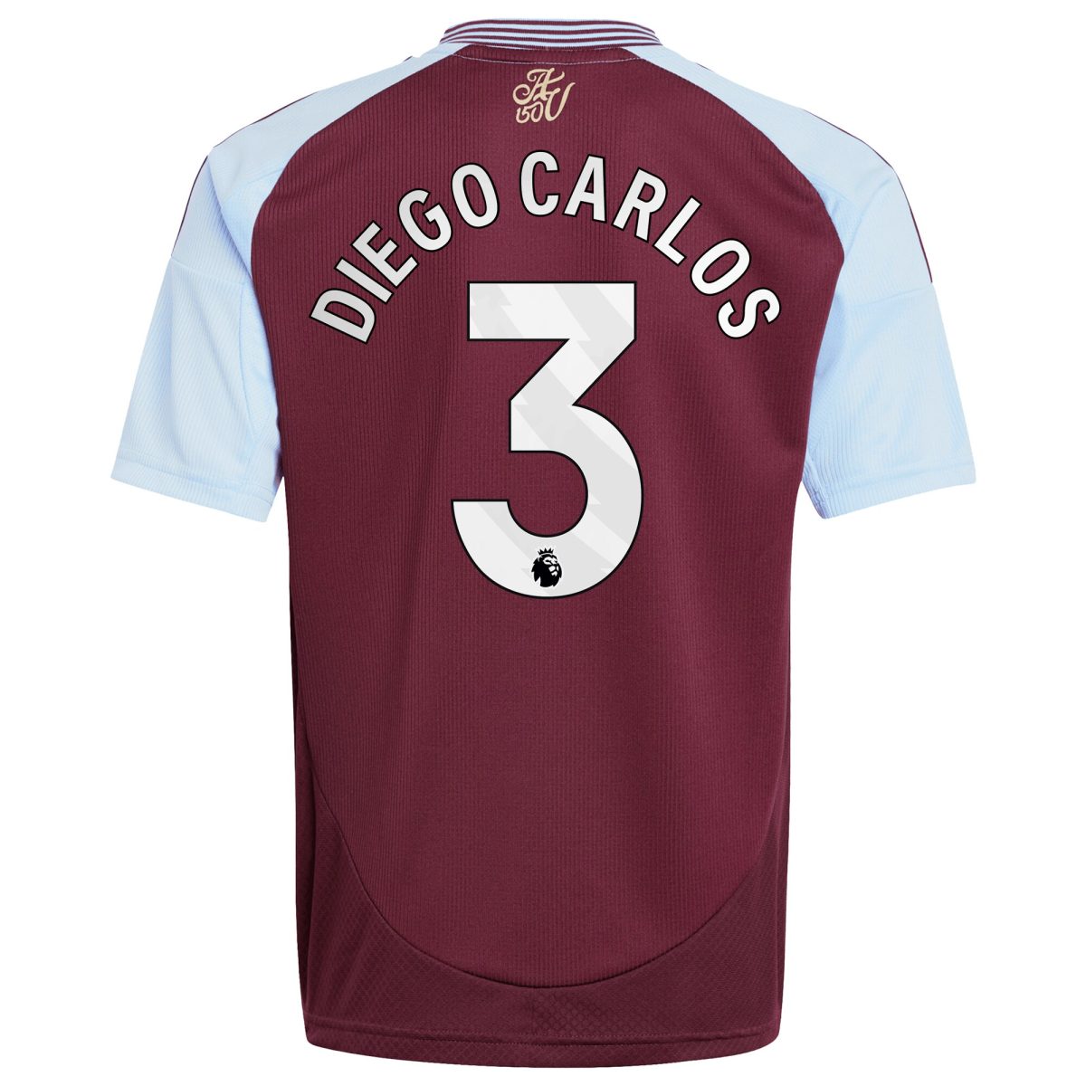 aston villa adidas home shirt 2024-25 – kids with diego carlos 3 printing Collection - Official Aston Villa Shirts & Jerseys