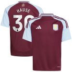 aston villa adidas home shirt 2024-25 – kids with hause 30 printing Collection - Official Aston Villa Shirts & Jerseys