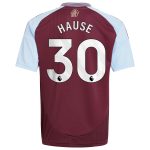 aston villa adidas home shirt 2024-25 – kids with hause 30 printing Collection - Official Aston Villa Shirts & Jerseys
